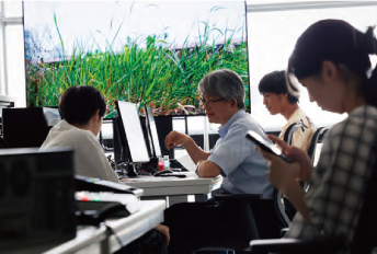 学生主体の実践機会が豊富の画像